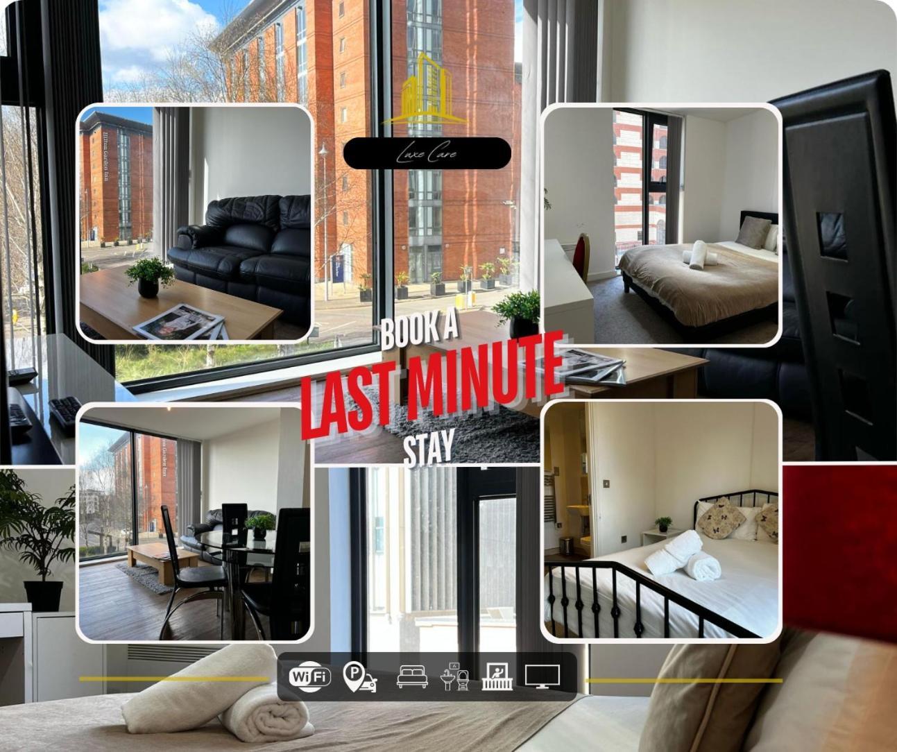 Last-Minute Specials L Book It Now L Sleeps Up To 4 L 2 Bed 2 Bath - Gym - Prime Birmingham Location L Jvt Short Lets Exterior foto